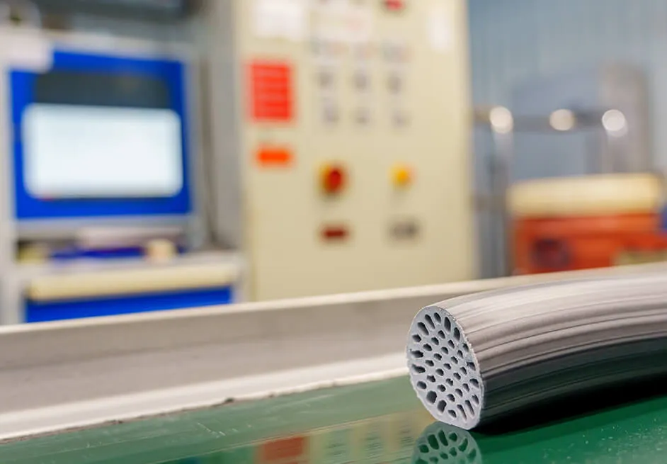 Extrusion von keramischen Teilen mit großer Geometrievielfalt, von Rohren und Stäben bis zu filigranen Strukturen und Mehrlochrohren