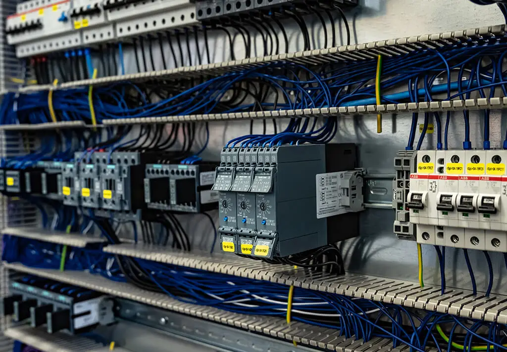 Elektronik- und Steuerungstechnik mit Siemens S7 und ABB-Robotern, Qualitätskontrolle durch Kamerasysteme