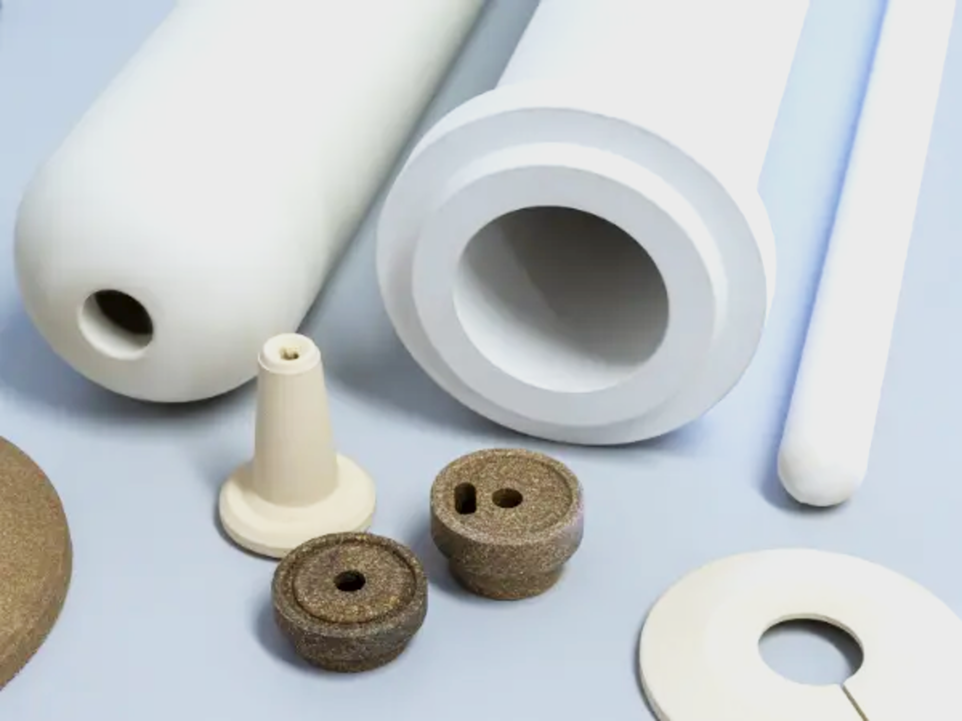 Bauteile aus technischer Keramik, Hochleistungskeramik und Beschichtungen für Gießereien